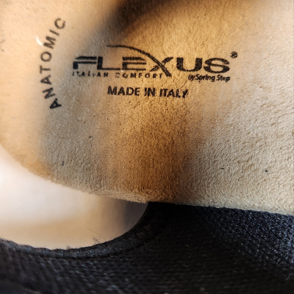 Flexus Anatomic By Spring Step Size 10 Black Meta… - image 5